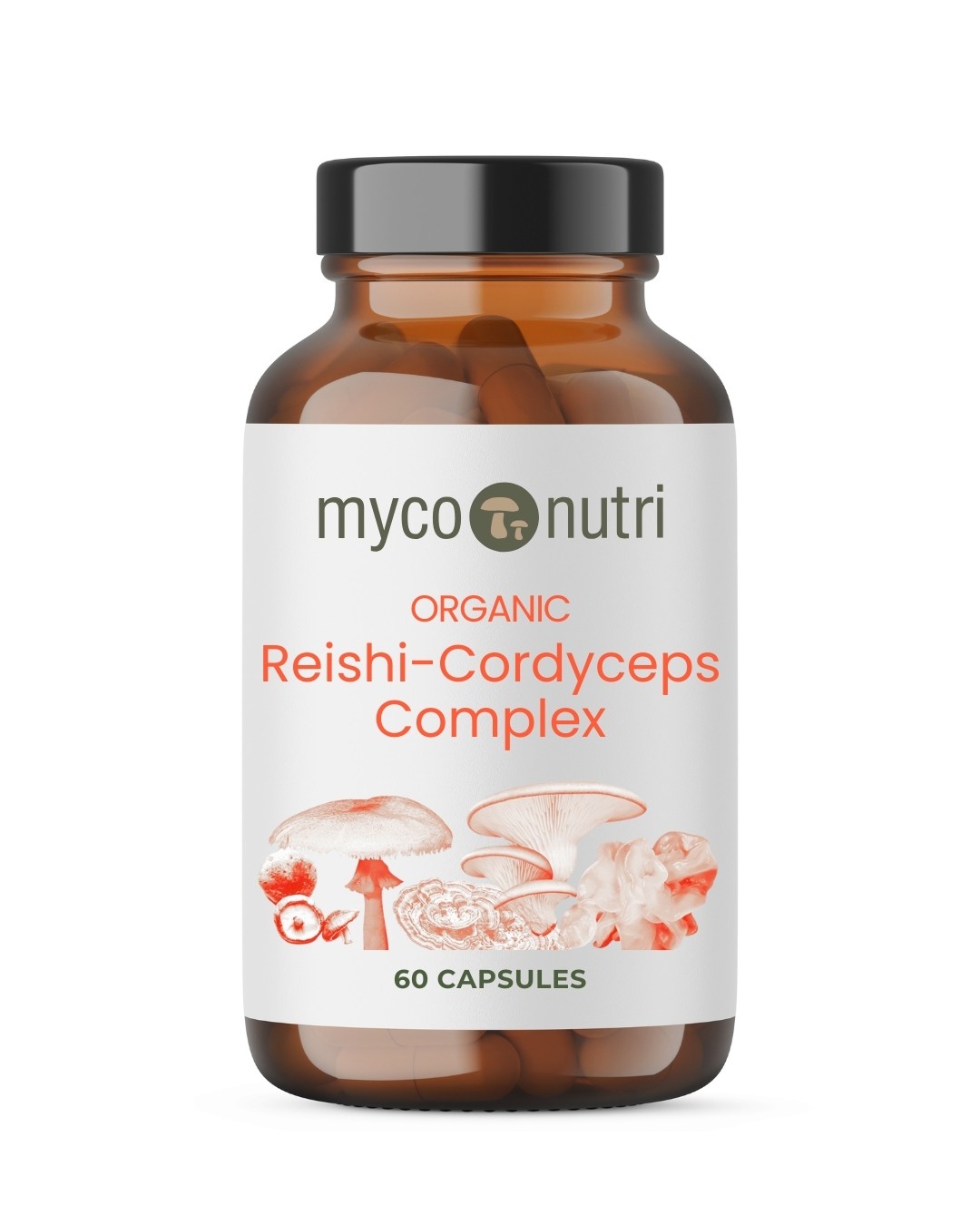 MycoNutri Organic Reishi-Cordyceps Complex 60 capsules