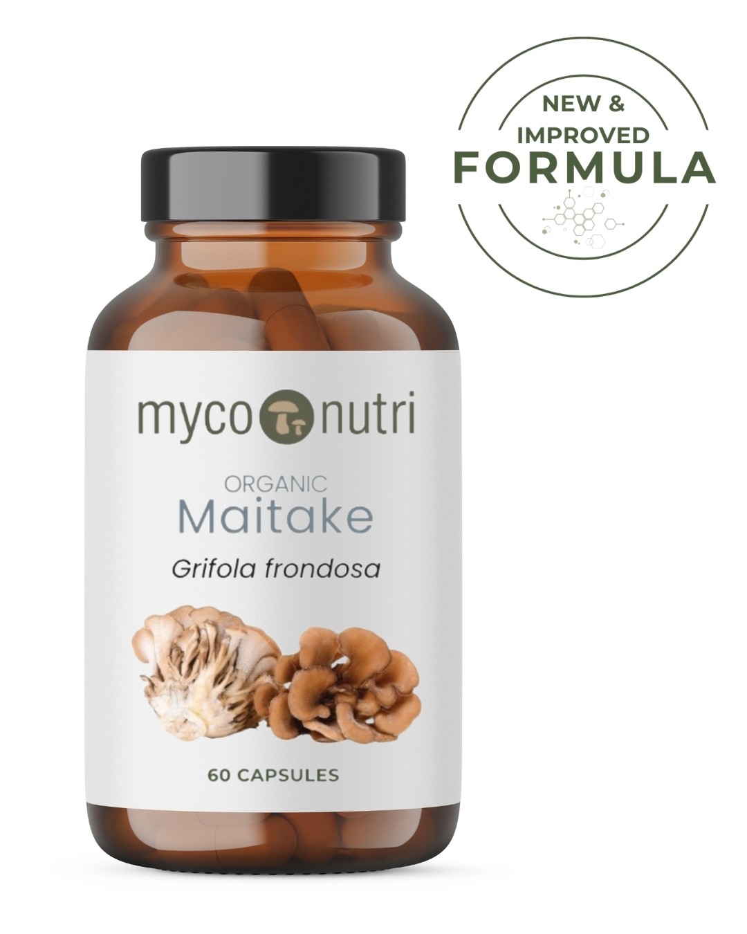 Organic MycoNutri Maitake 60 capsules (Grifola frondosa)