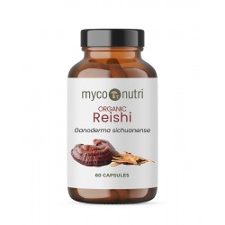  Organic MycoNutri Red Reishi dual-extract - 60 veg caps 